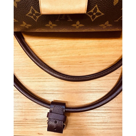 Louis Vuitton Monogram Canvas Olympe Shoulder Handbag Push Lock Closure Purple - Picture 13 of 17